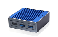 Mini PC Industrial Compacto con RK3399 Basado en ARM, DDR4, Doble LAN, Pantalla HD, para Firewall, Router, Seguridad de Red