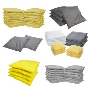 Universal Spill And General Liquid Absorbent Pillow Oil Chemical Absorbing Control Pillows For Spilled