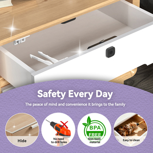 Cerradura de Seguridad Ajustable <span class=keywords><strong>para</strong></span> Niños, a Prueba de <span class=keywords><strong>Bebés</strong></span>, <span class=keywords><strong>para</strong></span> Todo Tipo de Puertas de Armarios - Product Image 1