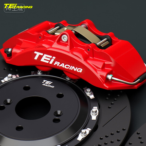 TEI P40NS Kit de frein Performance 4 pots Big Brake Kit Cv2 pour <span class=keywords><strong>Honda</strong></span> <span class=keywords><strong>Civic</strong></span> 9TH 10TH EK3 EK4 EK9 ES1 EM2 EP3 FB2 FB4 FC1 FK7 FK8 FL1 - Product Image 3