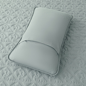 Ensemble de <span class=keywords><strong>lit</strong></span> en coton matelassé 50S pour femme King Size Polyester Antibactérien Fixation Protège-matelas Ensemble de draps ajustés - Product Image 5