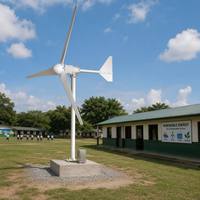 Générateur éolien GWS-3000W 3KW 48V CC, rotor PMSG 4,1m, démarrage à 2m/s pour station de base de tour de télécommunication, télécommande, IP54