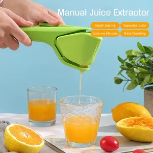 Presse-agrumes manuel à double poignée, presse-citron en PP, outil de cuisine, extraction de jus frais, design ergonomique antidérapant, durable - Product Image 3