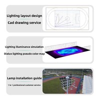 Projecteurs LED haute puissance IP65 pour stades de football, terrains de basketball extérieurs, places publiques, tunnels et éclairage de terrains de sport