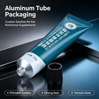 Emballage de voyage en aluminium de 50 ml à visser pour produits alimentaires, dentifrice, soins de la peau, cosmétiques et lotions, couleurs personnalisées