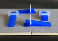 Système de nivellement de carreaux moderne en plastique PP PE avec clips et cales d'espacement étanches pour carreaux