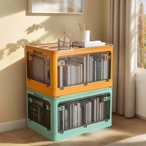 100L Custom Plastic <b>Storage</b> Drawer PP Containers Color Matching Collapsible Stackable Durable White Yellow Foldable Bins & <b>Boxes</b> - Product Image 4