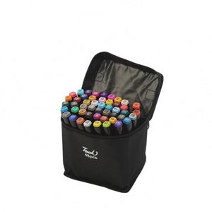 168 couleurs de marqueurs permanents, stylos à double embout pour le dessin manga, feutres à alcool, fournitures scolaires d'art, ensemble de dessin - Product Image 1