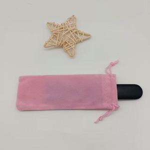 Pink Velvet Jewelry Dust <b>Bag</b> Soft Velvet Fabric Pouch, <b>Drawstring</b> Velvet Beauty Makeup <b>Toiletry</b> <b>Bag</b> for Cosmetics - Product Image 3