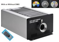 20 W lumière à fibers optiques moteur dmx Star home conception de plafond de fiber optique LED source lumineuse avec télécommande RF