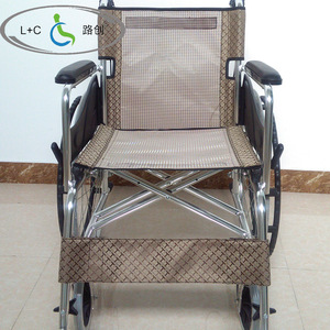 Fauteuil roulant manuel Lc en alliage d'aluminium léger avec freins continus pour personnes âgées, handicapées, usage hospitalier - Product Image 2