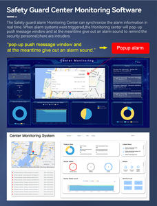 ชุดระบบเตือนภัย TUOAN 433MHZ G1 พร้อมเซ็นเซอร์ประตู เซ็นเซอร์ตรวจจับความเคลื่อนไหวแบบ PIR กล้องอัจฉริยะสำหรับแอป Kooyii - Product Image 2