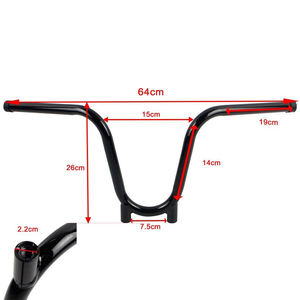 Meilleures ventes d'usine - Supports de guidon surélevés de 25 mm pour motos Honda/Yamaha/Harley Nightcrawler, Super Glide et Monkey Touring - Product Image 2