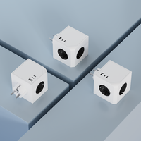 Barrette d'alimentation de protection contre les surtensions USB CE/KC PD 20W avec 3 prises multiples UE et USB-A et 2 prises d'extension de ports de charge de type C