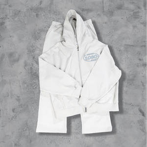 100% Cotton <b>Pullover</b> Hoodie Plus Size 500gsm French Terry Knit Solid Sweat Set Custom Logo Zip up Tracksuit <b>Men</b> - Product Image 2