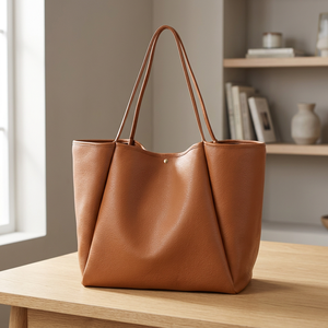 Bolsos de Mano de Lujo para Mujer, BS International, con Logotipo Personalizado, 100% Cuero, Impermeables, con Cierre de Dos Cremalleras y Correa Extraíble - Product Image 1