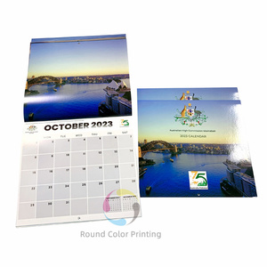 Impression <span class=keywords><strong>de</strong></span> calendriers colorés personnalisés en usine, <span class=keywords><strong>calendrier</strong></span> mural bon marché pour le bureau, planning personnel - Product Image 6