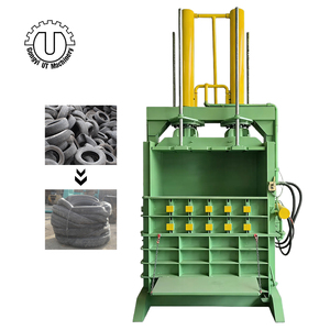 Enfardadora Hidráulica Vertical Industrial para Neumáticos de Desecho con Motor para Reciclaje de Neumáticos de Desecho, Alta Eficiencia y Bajo Consumo de Energía - Product Image 1