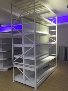 Sistemas <span class=keywords><strong>de</strong></span> Estanterías Metálicas Resistentes para <span class=keywords><strong>Supermercados</strong></span> - Estantes <span class=keywords><strong>de</strong></span> Rejilla Ajustables con Recubrimiento <span class=keywords><strong>de</strong></span> Polvo Epoxi, Instalación Rápida - Product Image 5