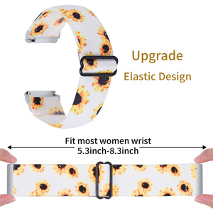 Pour <span class=keywords><strong>Fitbit</strong></span> <span class=keywords><strong>Versa</strong></span> 1 2 <span class=keywords><strong>Lite</strong></span> <span class=keywords><strong>bracelet</strong></span> de montre intelligent confortable boucle en Nylon bandes élastiques doux respirant Sport ceinture Correa <span class=keywords><strong>Bracelet</strong></span> - Product Image 3