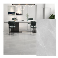 Carreaux de sol Céramique Salle de bain 600x1200mm Extérieur Intérieur Poli Aspect Marbre Glacé Carreaux