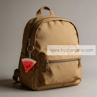 Porte-clés mignon en forme de tranche de pastèque en PVC, breloque de sac en forme de fruit artificiel, inspiré de l'été, pour Pâques, Noël, cadeau de fête, cadeau promotionnel pour restaurant