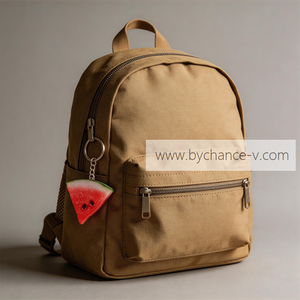 Lindo llavero de rodaja de sandía de PVC, colgante de fruta artificial para bolso, inspirado en el verano, recuerdo para fiestas de Pascua y Navidad, regalo promocional para restaurantes - Product Image 2