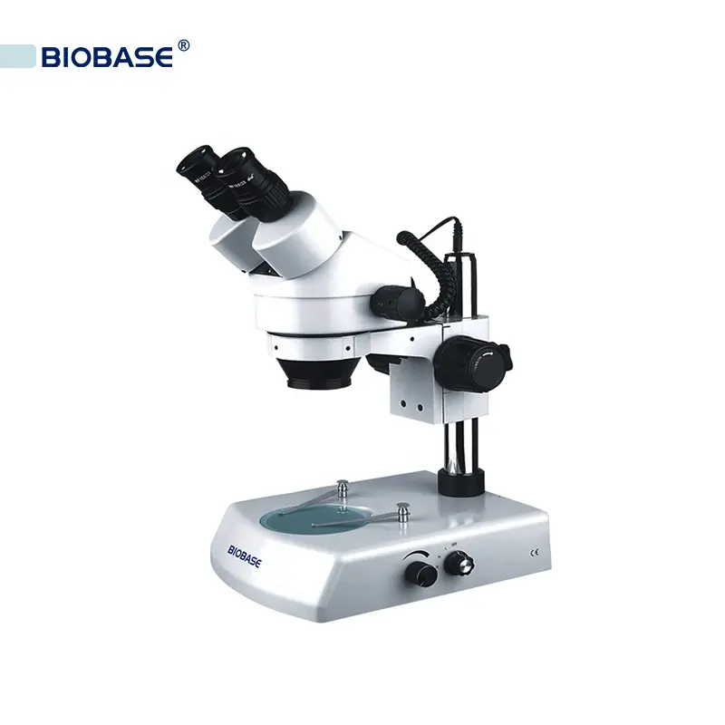 High precision BIOBASE Binocular/ Trinocular View Head Microscope Stereo Zoom Microscope SZM-45 SZM-45T