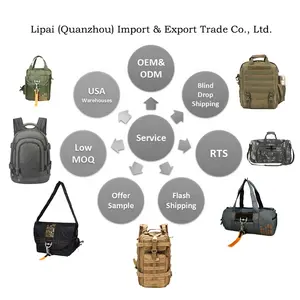 Durable 3L Black Waist Belt Bag Fanny Pack Pouch Multi-function Utility Tactical Custom Waist Bags