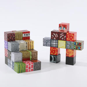 Imanes Permanentes de Neodimio al por Mayor, Bloques Magnéticos de Construcción My World, Cubos de Descompresión para Niños Pequeños - Product Image 2