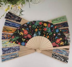 Éventail en bois personnalisé pour décoration de mariage, prix d'usine, vente chaude, faible MOQ - Product Image 5