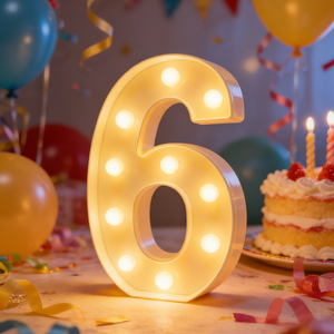 Signes géantes personnalisées de grand nombre de 3 pieds 4 pieds 5 pieds Signes de lettres de chapiteau d'<span class=keywords><strong>anniversaire</strong></span> 3d à LED Décorations de bureau intérieures et extérieures Éclairage de fête - Product Image 2