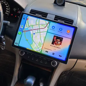 Jmance 9/10/13 Inci Navigasi Gps Dasbor untuk Mobil Android Auto Carplay 2 Din dengan Kamera Perekam Radio Mobil Navigator Gps