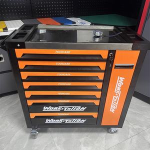 서랍이있는 헤비 듀티 도구 트롤리 도구 카트 롤링 도구 상자 - Product Image 5