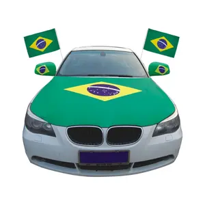 Nhà sản xuất biểu tượng tùy chỉnh 110*150 cm hoặc 120*160 cm quốc gia cờ xe mui xe