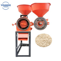 Machine commerciale double à conduits d'air pour décortiquer et polir le riz, équipement de décorticage et de décortiqueuse de riz