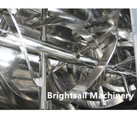 Mélangeur à ruban horizontal SS304 pour poudres alimentaires et détergents, machine de mélange de poudres industrielles Brightsail