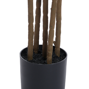 Tanaman Oak buatan 6 kaki, dekorasi dalam ruangan luar ruangan dengan Pot plastik, hadiah - Product Image 2