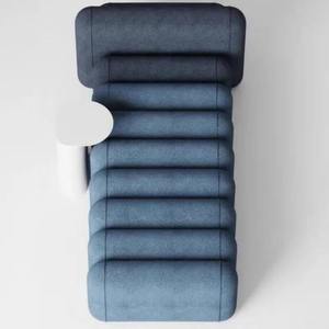 Banco de tres plazas de tela nórdica impermeable y de fácil cuidado, de lujo, minimalista y de alta comodidad, para entrada, guardarropa, banco para zapatos y sofá. - Product Image 3