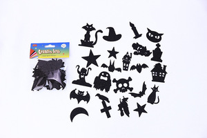 Pegatinas de espuma brillante para Halloween, pegatinas autoadhesivas de <span class=keywords><strong>calabaza</strong></span> de espuma <span class=keywords><strong>EVA</strong></span>, purpurina 3D DIY para decoraciones infantiles - Product Image 6