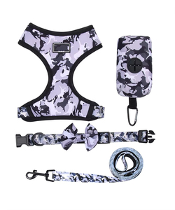 Conjunto de arnés ajustable para perro, accesorios personalizados para mascotas, con sublimación, Collar y Correa, 2021 - Product Image 2