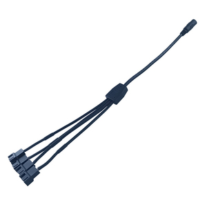1-zu-4-Lüfter-Leistungsteilerkabel 5521 DC/4-poliger Adapter mit stabilem 12-V-Ausgang für mehrere 3-polige/4-polige PC-Gehäuse lüfter - Product Image 1