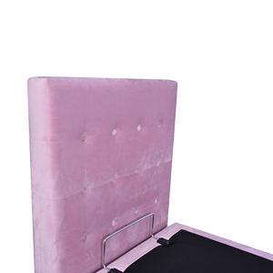 Tekvorcare जुड़वां गुलाबी मखमल बिस्तर राजा आकार बिजली बिस्तर समायोज्य पूर्ण हैलो किट्टी समायोज्य बिस्तर फ्रेम - Product Image 5