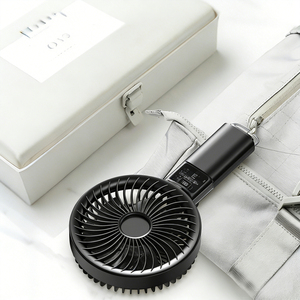 Ventilador <span class=keywords><strong>de</strong></span> Mano <span class=keywords><strong>de</strong></span> 6 Pulgadas con Batería <span class=keywords><strong>de</strong></span> 4000 mAh, Flujo <span class=keywords><strong>de</strong></span> Aire Potente, Base Extraíble, Diseño <span class=keywords><strong>de</strong></span> Escritorio, 180° °   Plegable para Viajes al Aire Libre - Product Image 5