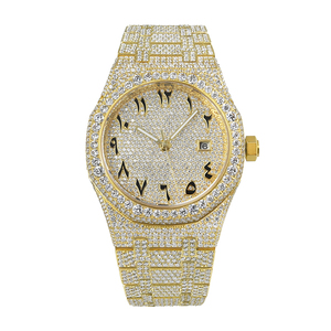 Reloj de lujo con diamantes de imitación Moissanite VVS1 para hombre, estilo hip hop, con movimiento automático y caja de regalo, éxito de ventas. - Product Image 1