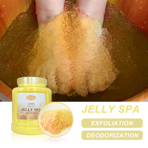 Citrus Rose Zitrone Teebaum Minze Lavendel Fuß <span class=keywords><strong>Spa</strong></span> Kristall gelee Fuß Einweichen Kristalls chlamm Peeling Reinigung 700g Jelly <span class=keywords><strong>Spa</strong></span> - Product Image 3