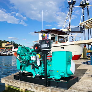 50kw海洋ディーゼル発電機カミンズエンジン付き6BT5.9-GM83海水冷却80kw 75kw 24kw 30kw - Product Image 2