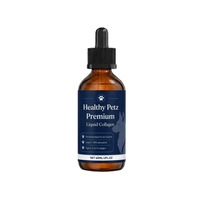 Complément Liquide Quotidien de Soutien à la Vitalité Enrichi en Collagène pour Chiens – Peau et Os Améliorés – 60 Millilitres – Produit Minéralisé