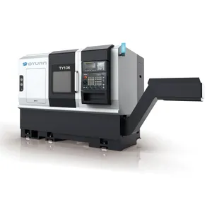 High Performance Turret Type CNC Lathe Machine Price TY106 GSK Sland Bed CNC Lathe High Precision Small Parts Automatic CE ISO