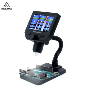 Microscopio per la riparazione Mobile HD G600 portatile LCD microscopio digitale ad alta luminosità 8 led e batteria al litio integrata